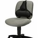 Fellowes Professional Series Back Support with Microban Protection - Strap Mount - Black - Fabric, Memory Foam - 1 Each
