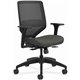 HON Solve Chair - Fabric Seat - Black Mesh Back - Black Frame - Mid Back - Ink