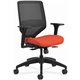 HON Solve Chair - Fabric Seat - Black Mesh Back - Black Frame - Mid Back - Bittersweet