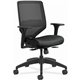 HON Solve Chair - Vinyl Seat - Black Back - Black Frame - Mid Back - Black