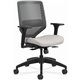 HON Solve Chair - Fabric Seat - Charcoal Back - Black Frame - Mid Back - Sterling