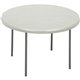 Iceberg IndestrucTable TOO 1200 Series Round Folding Table - For - Table TopRound Top - 600 lb Capacity x 1" Table Top Thickness