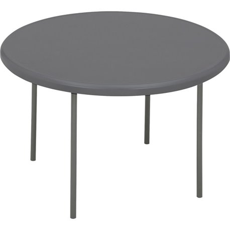 Iceberg IndestrucTable TOO 1200 Series Round Folding Table - For - Table TopRound Top - Contemporary Style - 600 lb Capacity x 1