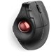 Kensington Pro Fit Ergo Vertical Wireless Trackball - Optical - Wireless - Bluetooth/Radio Frequency - 2.40 GHz - Black - 1 - Sc