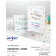 Avery Half-Fold Greeting Cards, Textured, Uncoated, 5-1/2" x 8-1/2" , 30 Cards (3378) - 5 1/2" x 8 1/2" - Textured - 6 / Carton 