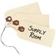 Avery Shipping Tags with Wire, 11.5 pt. Stock, 3-3/4" x 1-7/8" , 1,000 Manila Hang Tags - 26 - 3.75" Length x 1.87" Width - Rect