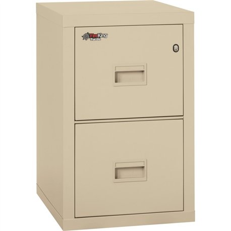 FireKing Insulated Turtle File Cabinet - 2-Drawer - 17.7" x 22.1" x 27.8" - 2 x Drawer(s) for File - Letter, Legal - Fire Resist