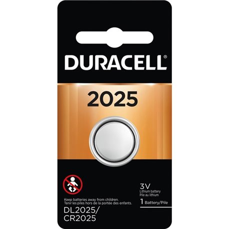 Duracell 2025 Coin Battery 6-Packs - For Medical Equipment, Security Device, Health/Fitness Monitoring Equipment, Electronic Dev