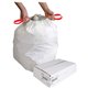 Genuine Joe Flexible Drawstring Trash Can Liners - Small Size - 13 gal Capacity - 24" Width x 25.13" Length - 0.90 mil (23 Micro