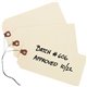 Avery Shipping Tags with Wire, 11.5 pt. Stock, 6-1/4" x 3-1/8" , 1,000 Manila Hang Tags - 26 - 6.25" Length x 3.13" Width - Rect