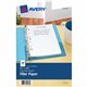 Avery Filler Paper 5�" x 8�" - 100 Sheets - College Ruled - 7 Hole(s) - 5 1/2" x 8 1/2" - White Paper - Mediumweight, Punched - 