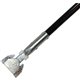 Genuine Joe Clip-on Dust Mop Steel Handle - 60" Length - 1" Diameter - Black - Steel, Vinyl - 1 Each