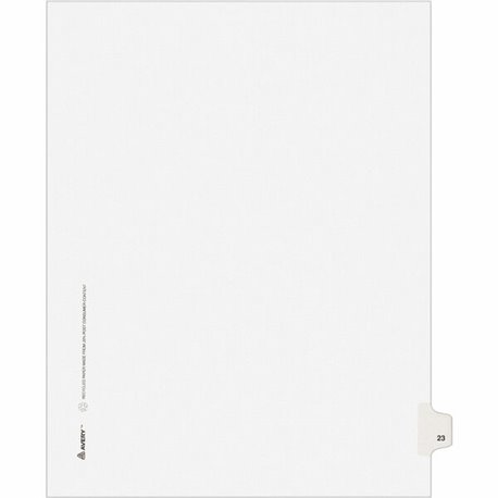 Avery Ready Index Custom TOC Binder Dividers - 15 x Divider(s) - 1-15 - 15 Tab(s)/Set - 8.5" Divider Width x 11" Divider Length 