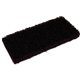 Genuine Joe Utility Stripping Pad - 1Each - 4.50" Width - Stripping, Floor - Dirt Remover - Brown