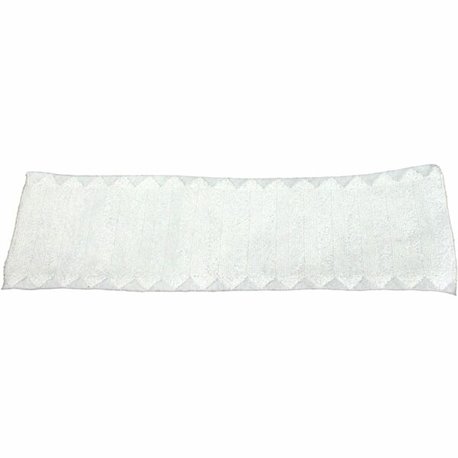 Genuine Joe Single-use Microfiber Pad - 3 / Pack - 3/Carton - 4.10" Width - Durable, Scratch-free - MicroFiber - White