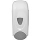 Genuine Joe Foam-Eeze Foam Soap Dispenser - Manual - 1.06 quart Capacity - Refillable, Site Window, Durable - Gray, White - 1Eac