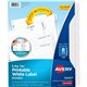 Avery Big Tab Printable White Label Dividers - 8 x Divider(s) - 8 - 8 Tab(s)/Set - 8.5" Divider Width x 11" Divider Length - 3 H