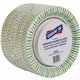 Genuine Joe 7" Printed Paper Plates - Disposable - 7" Diameter - Assorted - 125 / Pack