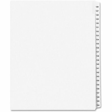Avery Ready Index Custom TOC Binder Dividers - 60 x Divider(s) - 1-10 - 10 Tab(s)/Set - 8.5" Divider Width x 11" Divider Length 