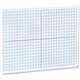 Flipside Grid Side/Plain Side Dry Erase Lap Board - 12" (1 ft) Width x 9" (0.8 ft) Height - White Surface - Rectangle - Portable