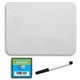 Flipside Magnetic Dry Erase Board Set Class Pack - 9" (0.8 ft) Width x 12" (1 ft) Height - White Surface - Rectangle - Magnetic 