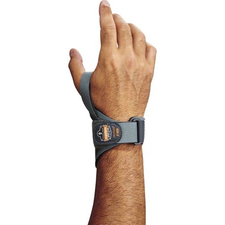 Ergodyne ProFlex 4020 Wrist Support - Gray - Neoprene - 1 Each