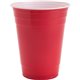 Genuine Joe 16 oz Party Cups - 50 / Pack - Red - Plastic - Party, Cold Drink