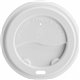 Genuine Joe Hot Cup Protective Lids - Polystyrene - 50 / Pack - White