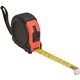 Genuine Joe Tape Measure - 12 ft Length - Imperial Measuring System - 1 Each - Red, Black