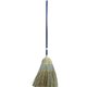 Genuine Joe Light-Duty Broom - Corn Fiber Bristle - Lacquered Wood Handle - 1 Each - Natural