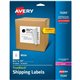 Avery Internet Shipping Labels, 8-1/2" x 11" , 10 Labels (15265) - Permanent Adhesive - Laser, Inkjet - White - Paper - 1 / Shee