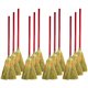 Genuine Joe Lobby Broom - 34" Handle Length - Wood Handle - 12 / Carton - Natural