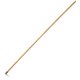 Genuine Joe Screw Mop Replacement Handle - 60" Length - 0.94" Diameter - Natural - Hardwood, Metal - 1 Each