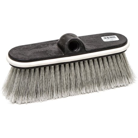 Genuine Joe Window, Vehicle & Wall Brush - 2.4" Overall Length - 1 Each - Gray