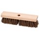 Genuine Joe Deck/Floor Brush - 2" Palmyra Bristle - 10" Handle Width - Hardwood Handle - 1 Each - Brown