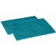 Genuine Joe Medium-duty Scouring Pad - 3.5" Width x 3.5" Depth - 20/Carton - Polyester Blend - Green