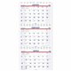 At-A-Glance Move-A-Page 3-Month Wall Calendar - Large Size - Julian Dates - Monthly - 14 Month - December 2024 - February 2026 -