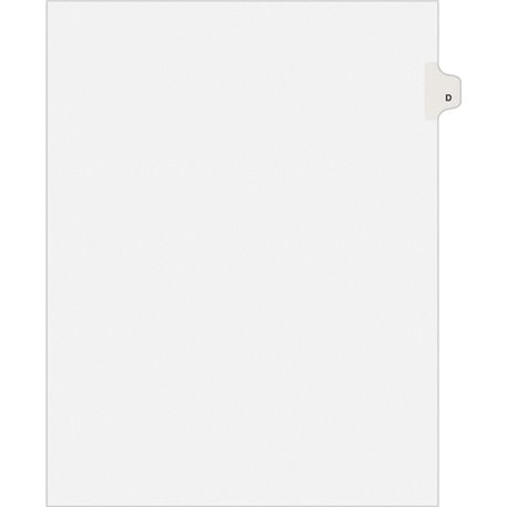 Avery Two-Column Table Contents Dividers w/Tabs - 24 x Divider(s) - 1-24 - 24 Tab(s)/Set - 8.5" Divider Width x 11" Divider Leng
