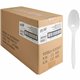 Genuine Joe Individually Wrapped Spoon - 1 Piece(s) - 1000/Carton - Spoon - 1 x Spoon - Disposable - White