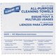 Genuine Joe All-Purpose Cleaning Towels - 16.50" x 9.50" - White - Fabric - 100 / Box