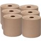 Genuine Joe Embossed Hardwound Roll Towels - 7.88" x 1000 ft - 2" Core - Kraft - 6 / Carton