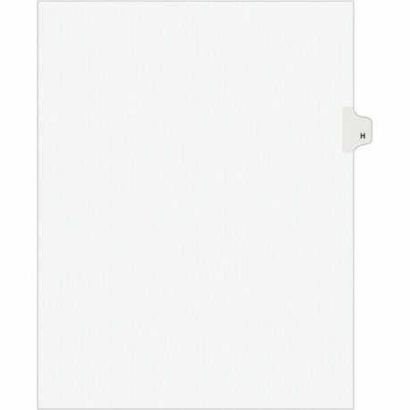 Avery Preprinted A-Z Plastic Dividers - 12 x Divider(s) - A-Z - 12 Tab(s)/Set - 8.5" Divider Width x 11" Divider Length - 3 Hole