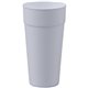 Genuine Joe 24 oz Foam Cups - 300 / Carton - White - Styrofoam - Hot Drink, Cold Drink