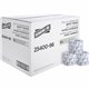 Genuine Joe 2-ply Standard Bath Tissue Rolls - 2 Ply - 3" x 4" - 400 Sheets/Roll - 1.63" Core - White - 96 / Carton