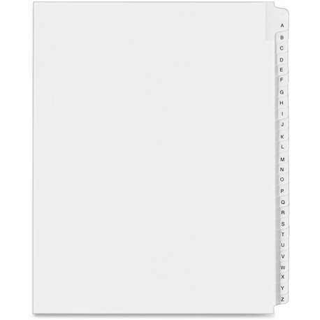 Avery Preprinted Monthly Tabs Plastic Dividers - 12 x Divider(s) - Jan-Dec - 12 Tab(s)/Set - 8.5" Divider Width x 11" Divider Le