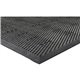 Genuine Joe Free Flow Comfort Anti-fatigue Mat - 48" Length x 36" Width x 0.500" Thickness - Rubber - Black - 1Each