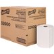 Genuine Joe Hardwound Roll Paper Towels - 7.80" x 600 ft - 2" Core - White - Paper - 12 / Carton