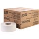 Genuine Joe Jumbo Jr Dispenser Bath Tissue Roll - 2 Ply - 3.30" x 700 ft - 8.88" Roll Diameter - White - Fiber - 12 / Carton