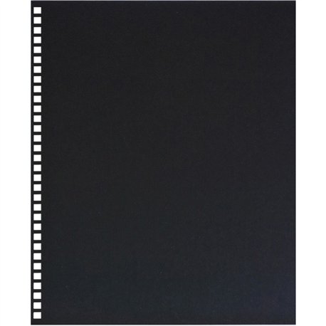 GBC Regency Letter Presentation Cover - 8 1/2" x 11" - Black - 25 / Pack