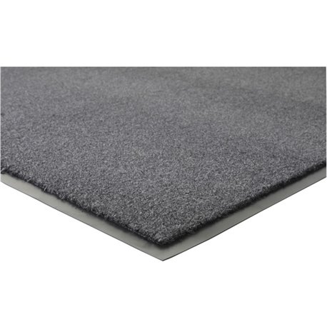 Genuine Joe Silver Series Indoor Walk-Off Mats - Warehouse, Indoor - 60" Length x 36" Width - Vinyl - Salt Pepper - 1Each